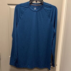SAXX Men's Deep Blue Long Sleeve Tee